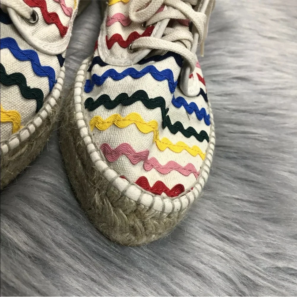 Loeffler Randall Alfie Espadrille Rainbow Sneakers